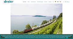 Desktop Screenshot of dreier-transporte.ch